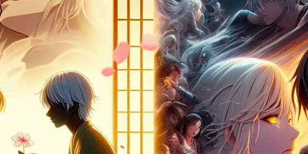 A couple transitions from a serene romantic moment to an intense emotional confrontation, symbolizing complex narratives in adult cinema.